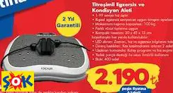 KOCHLER TİTREŞİMLİ EGZERSİZ VE KONDİSYON ALETİ